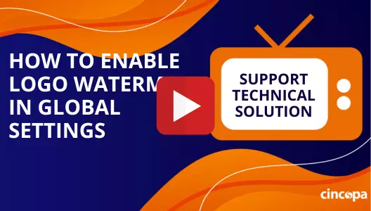 Video Cover - How to enable logo watermark in global settings